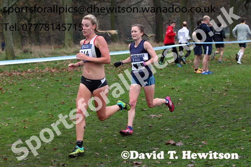 Senior women's European Cross Country Trials, Sefton Park, Liverpool. Photo: David T. Hewitson/Sports for All Pics